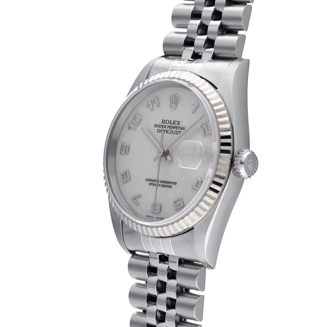 ROLEX DATEJUST IVORY COMPUTER WATCH - 2