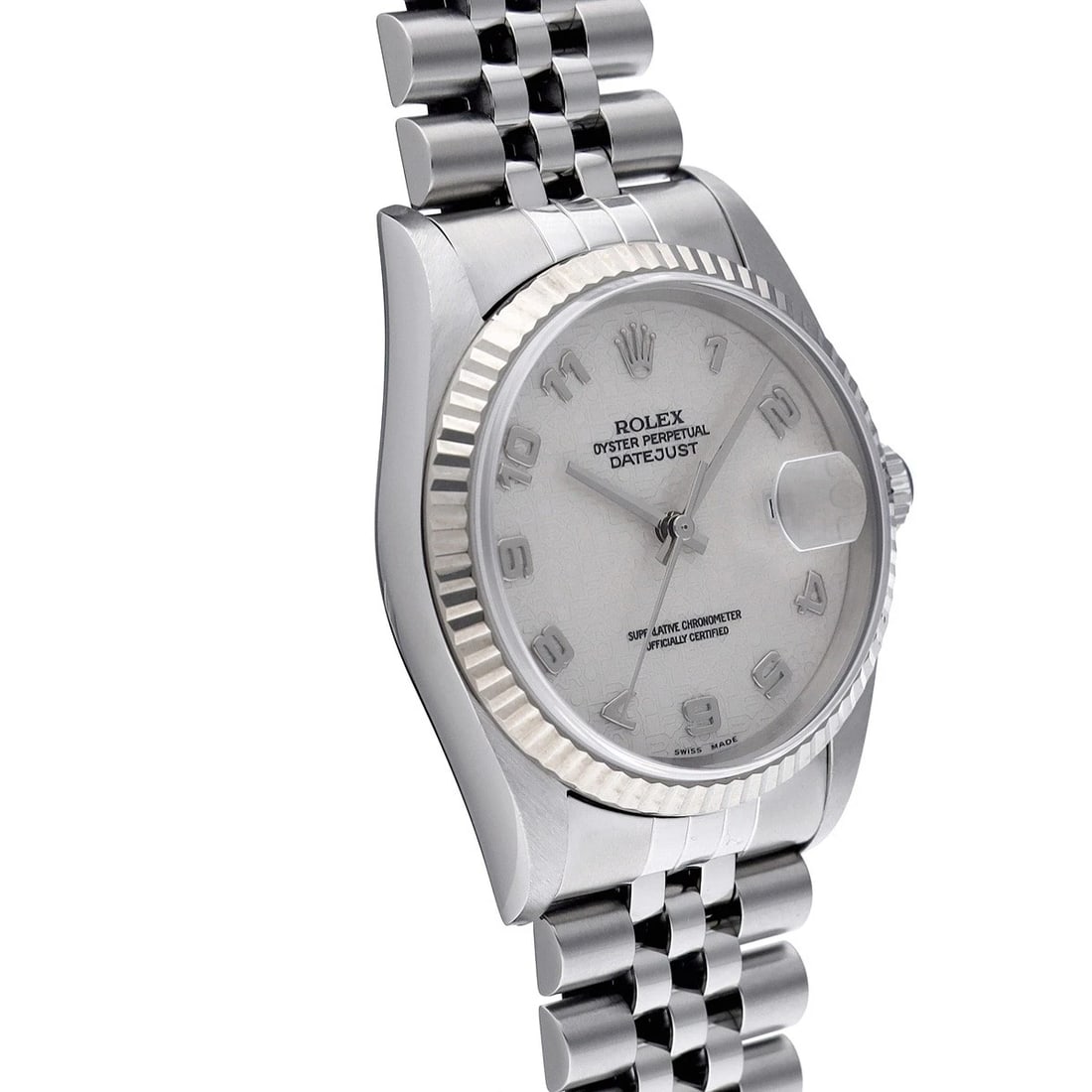 ROLEX DATEJUST IVORY COMPUTER WATCH - 3