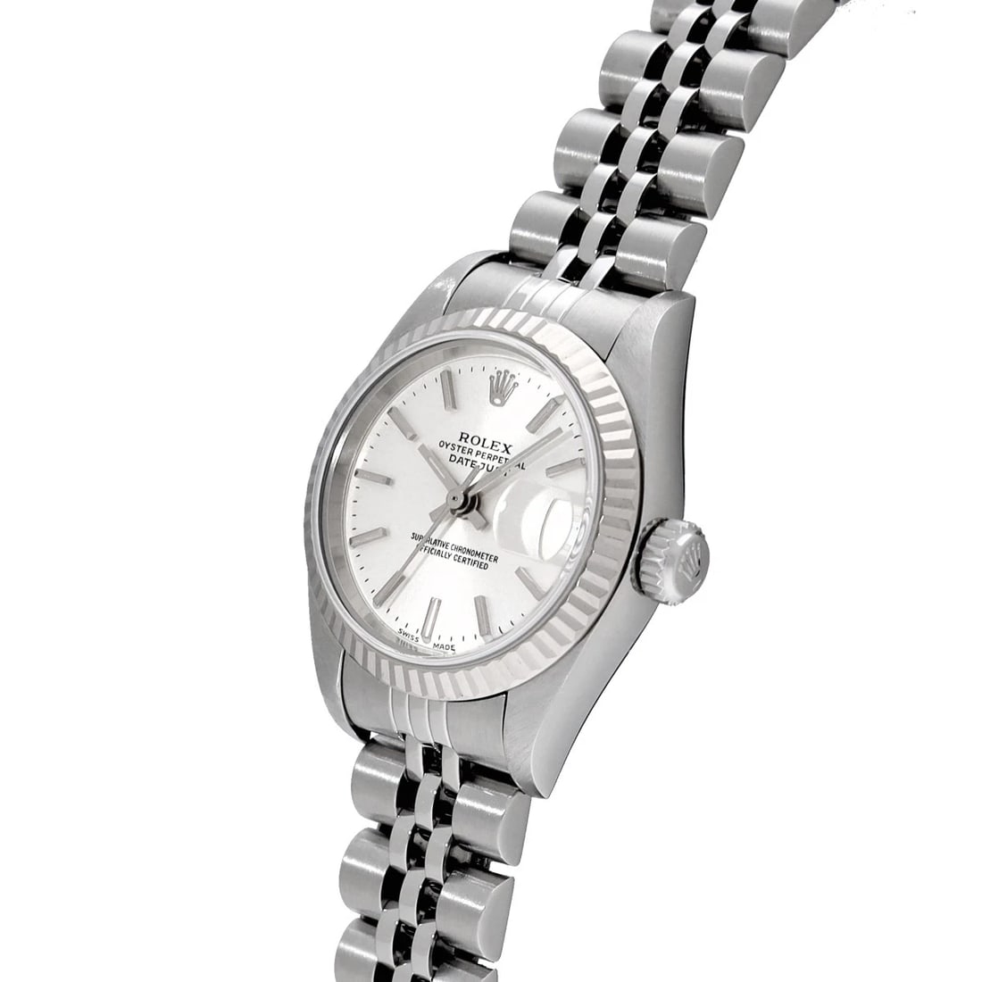 ROLEX DATEJUST SILVER WATCH - 2