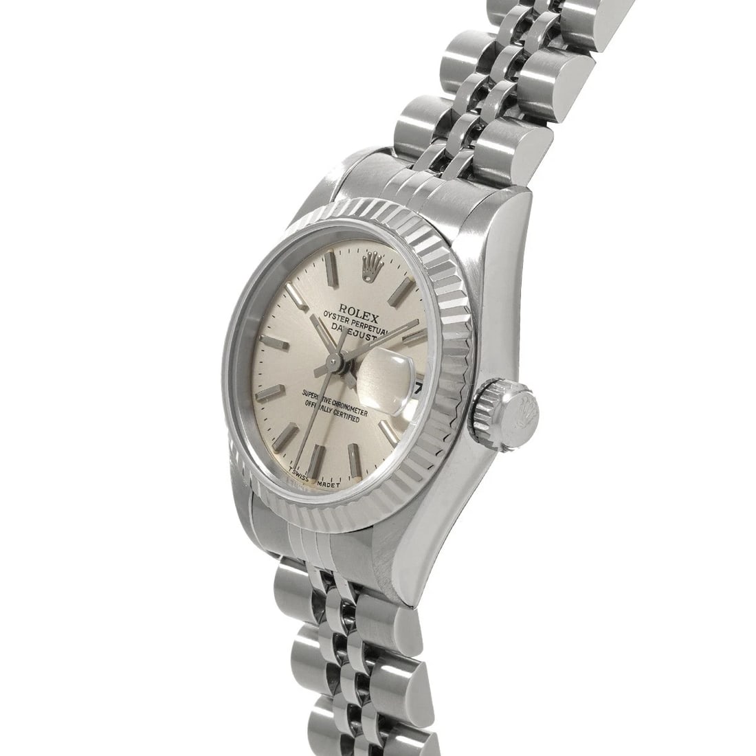 ROLEX DATEJUST SILVER WATCH - 2