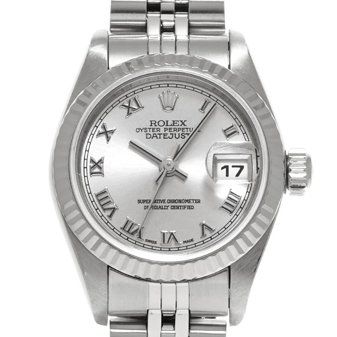ROLEX DATEJUST GRAY WATCH - 4