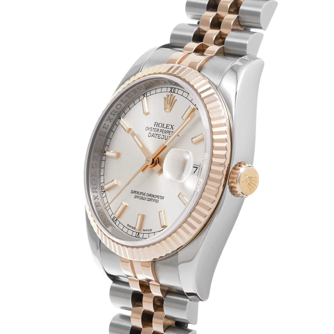 ROLEX DATEJUST SILVER WATCH - 2