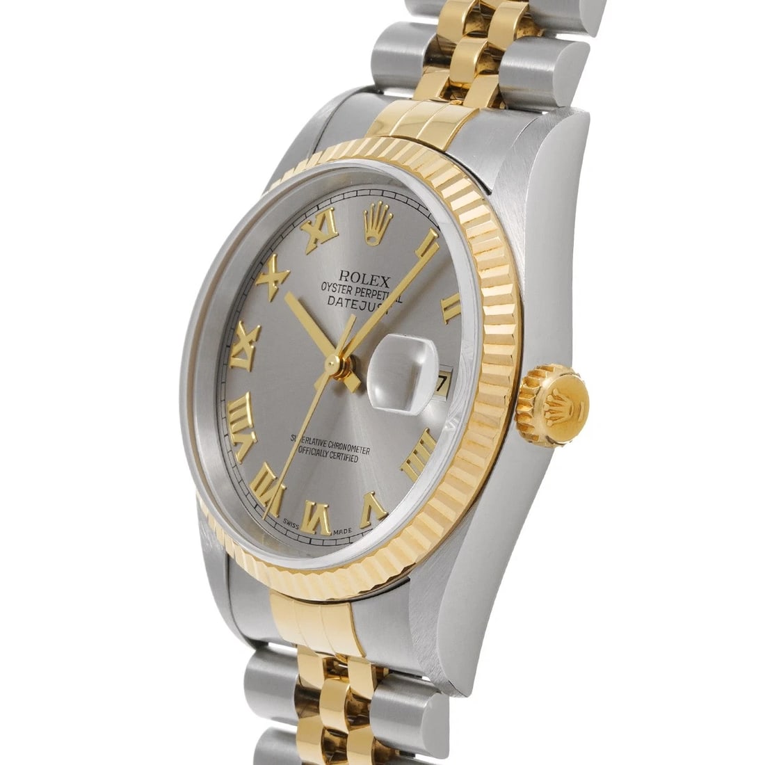 ROLEX DATEJUST GRAY WATCH - 2