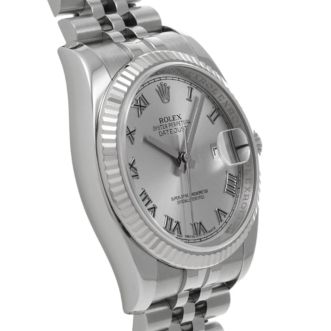 ROLEX DATEJUST GRAY WATCH - 3