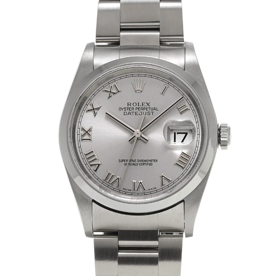 ROLEX DATEJUST GRAY WATCH: ROLEX Datejust gray Watch Brand: ROLEX Type: Wristwatch Material: Band Material Stainless steel, Case Material Stainless steel Color: Dial Color gray Size: ??Case? H/about 36mm W/about 36mm D/abou