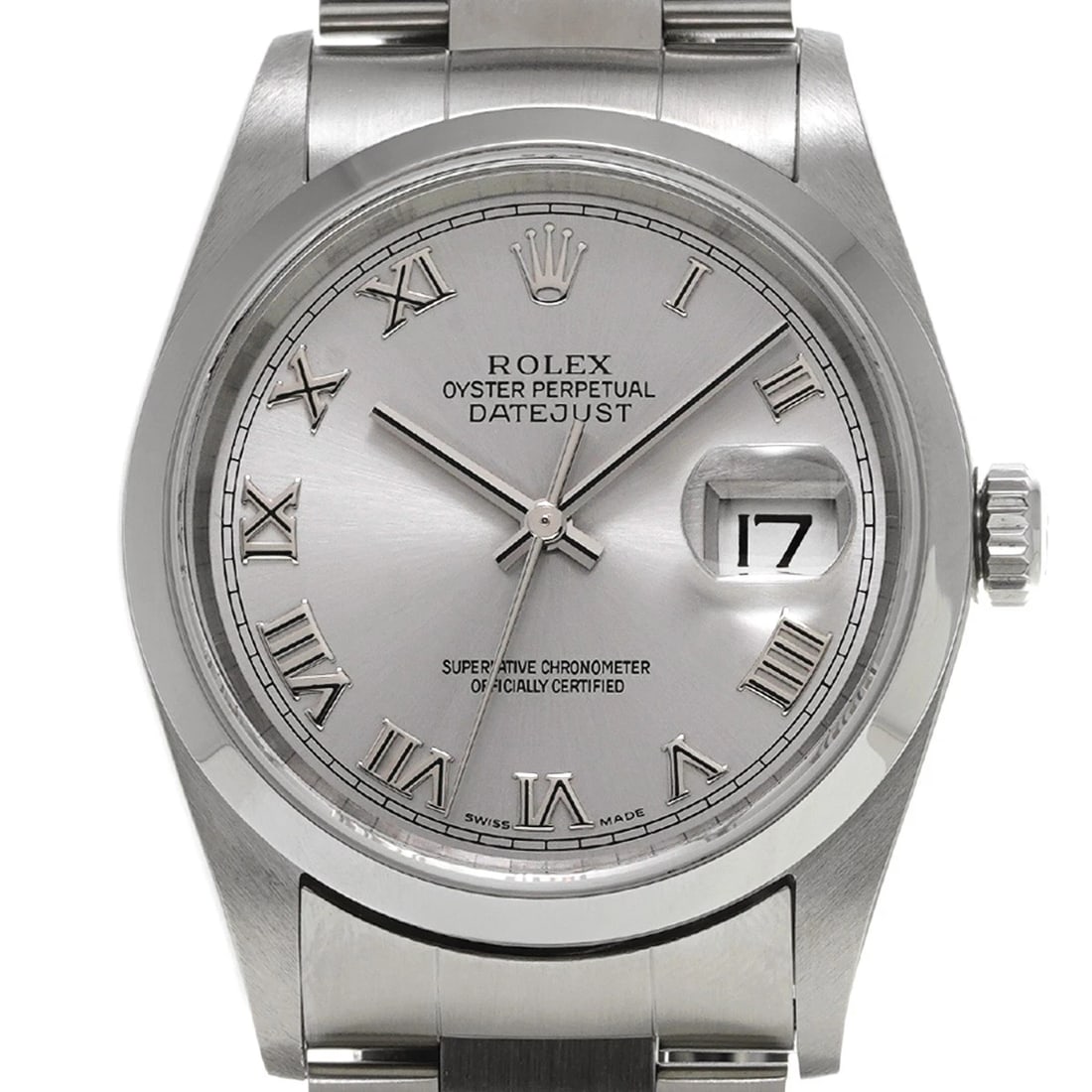 ROLEX DATEJUST GRAY WATCH - 4
