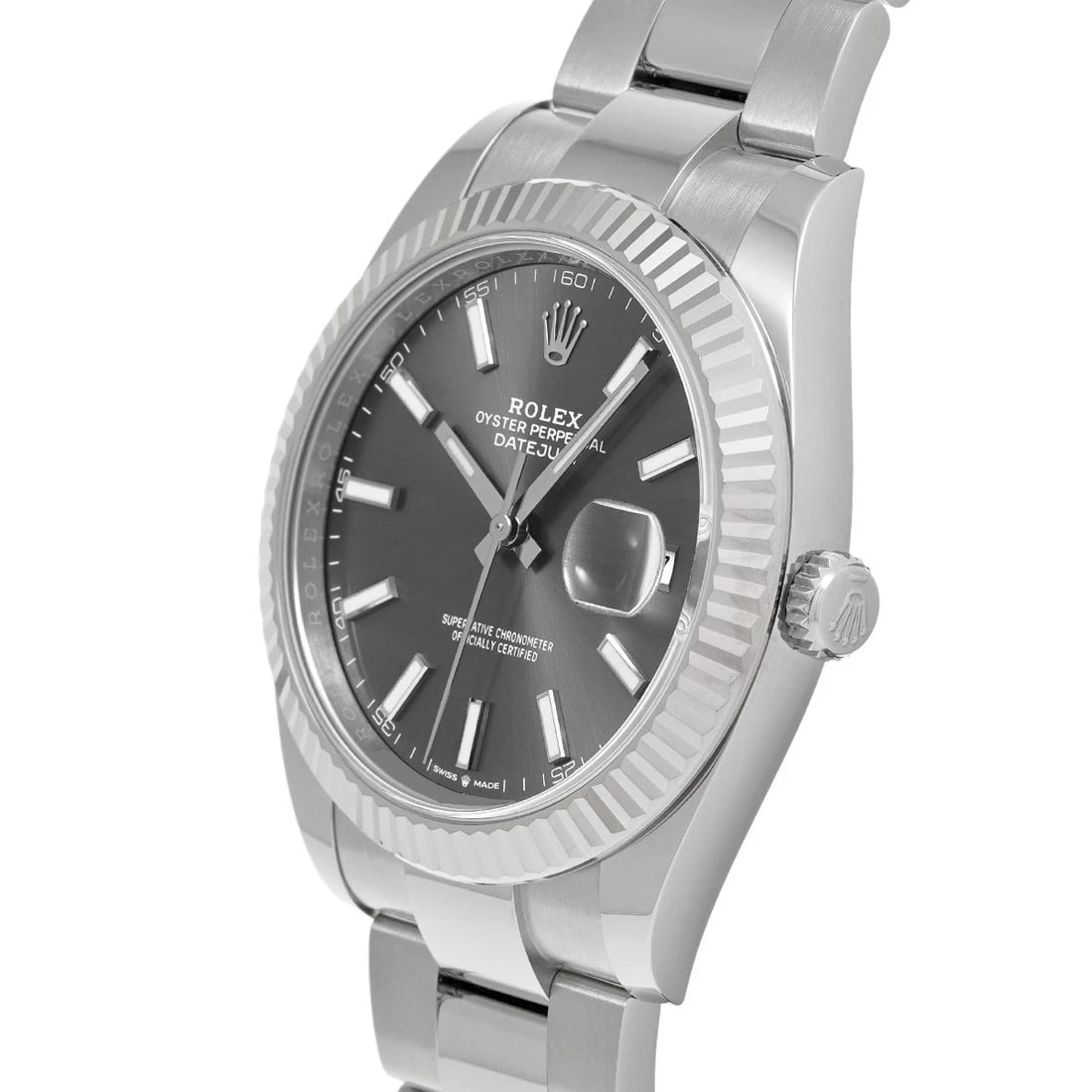 ROLEX DATEJUST GRAY WATCH - 2