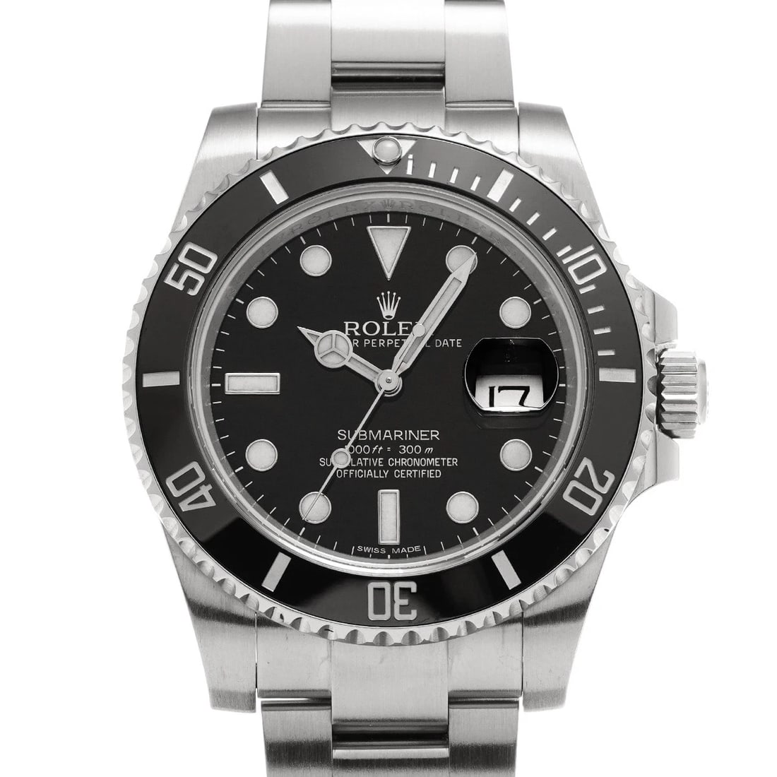 ROLEX SUBMARINER BLACK WATCH: ROLEX Submariner black Watch Brand: ROLEX Type: Wristwatch Material: Band Material Stainless steel, Case Material Stainless steel Color: Dial Color black Size: ??Case? H/about 40mm W/about