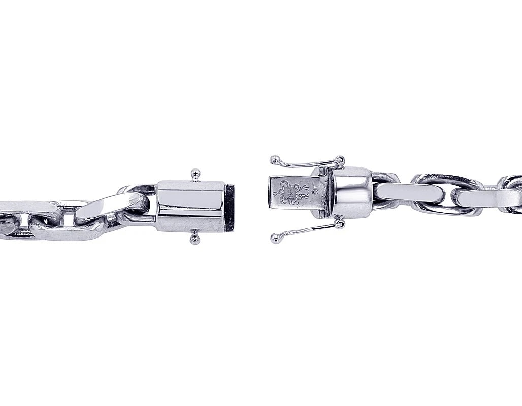 REAL SOLID CABLE HERMES LINK CHAIN NECKLACE - 2