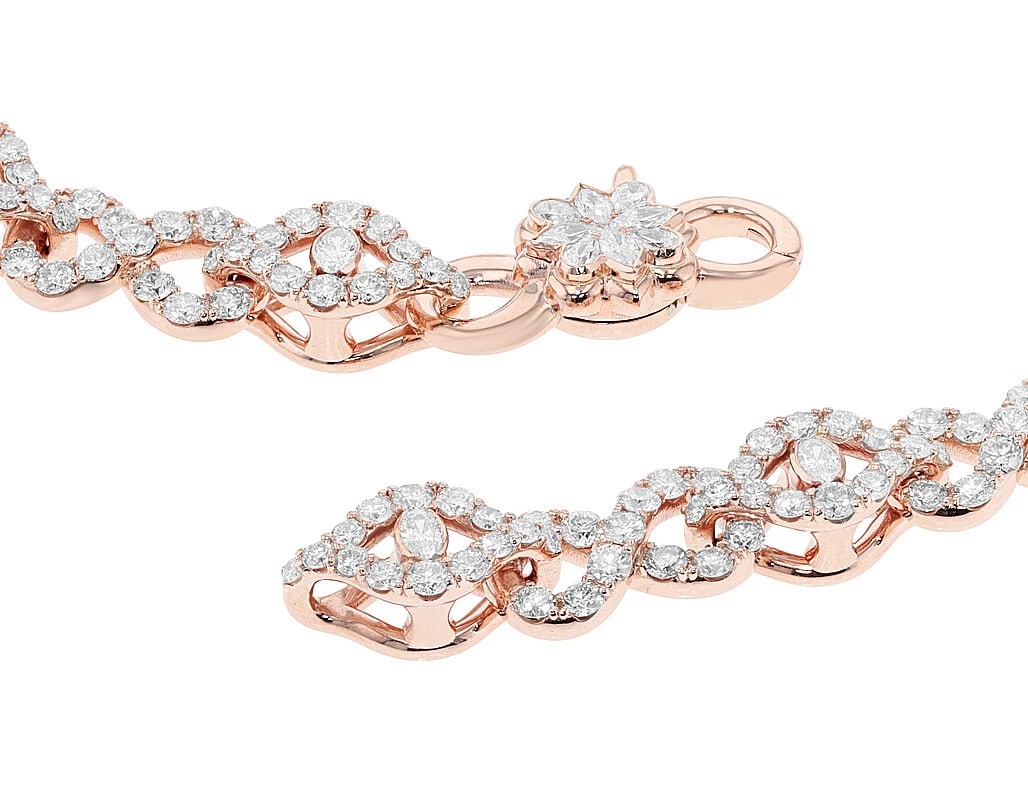 8 PTR SOLITAIRE REAL DIAMOND INFINITY NECKLACE - 3