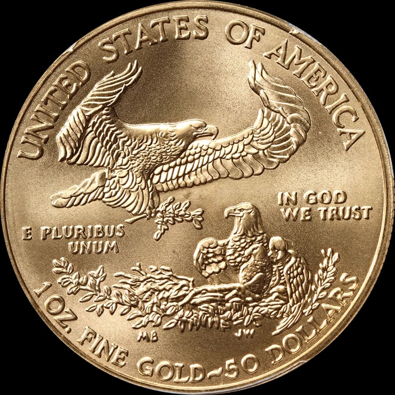 2021 GOLD AMERICAN EAGLE - 2