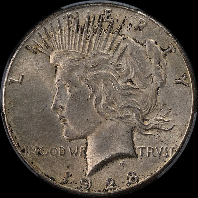 1928-P PEACE DOLLAR NICE STRIKE (1 of 2)