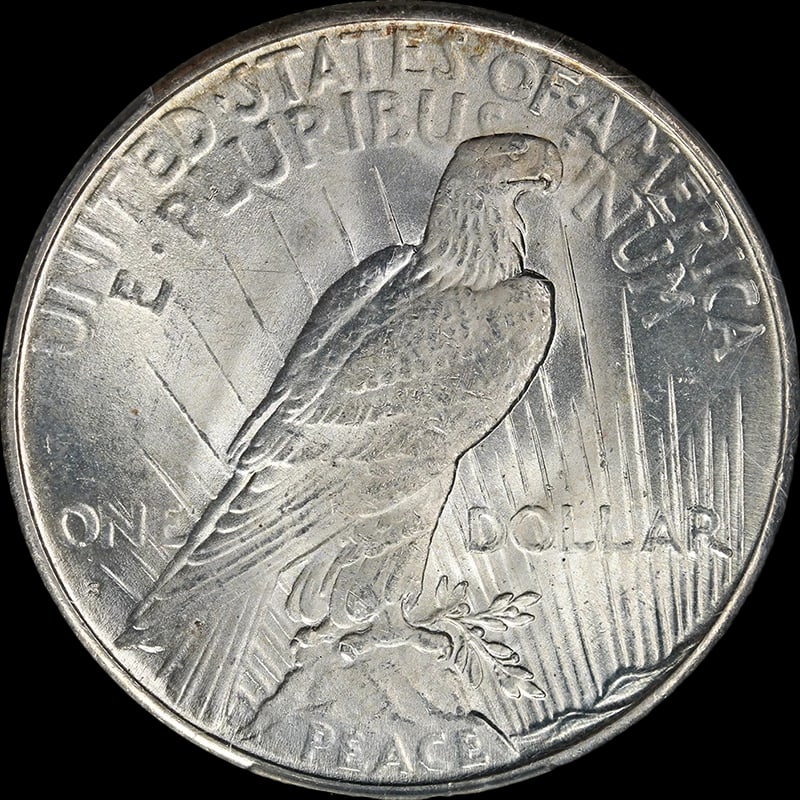 1925-S PEACE DOLLAR - 2