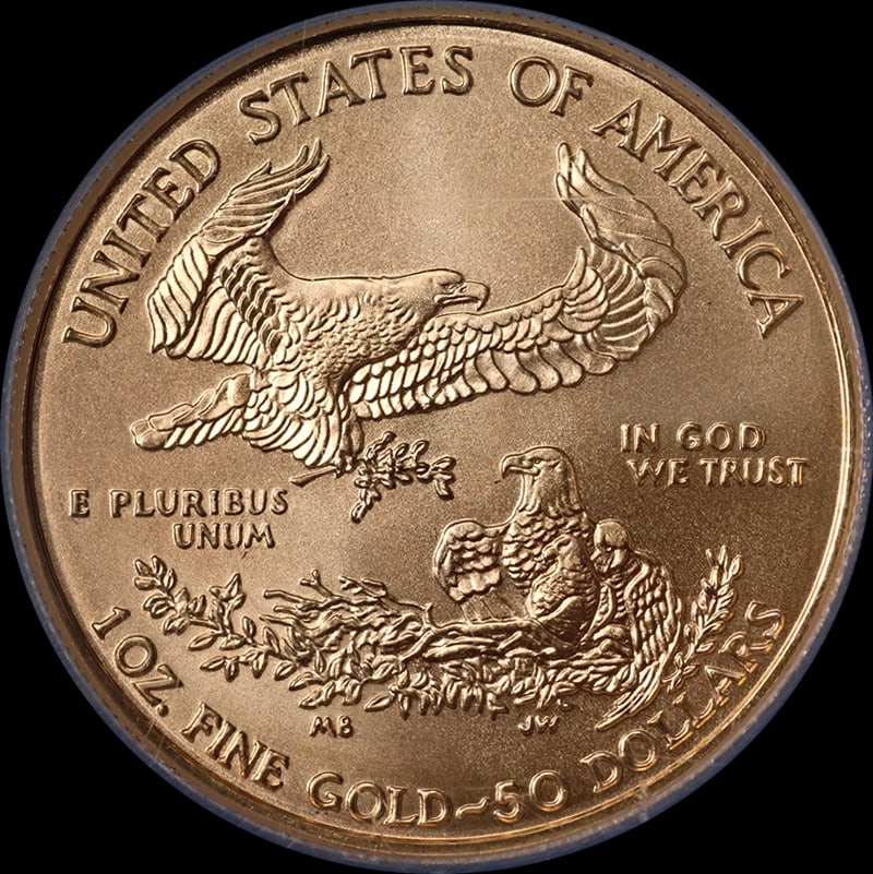 2003 GOLD AMERICAN EAGLE - 2