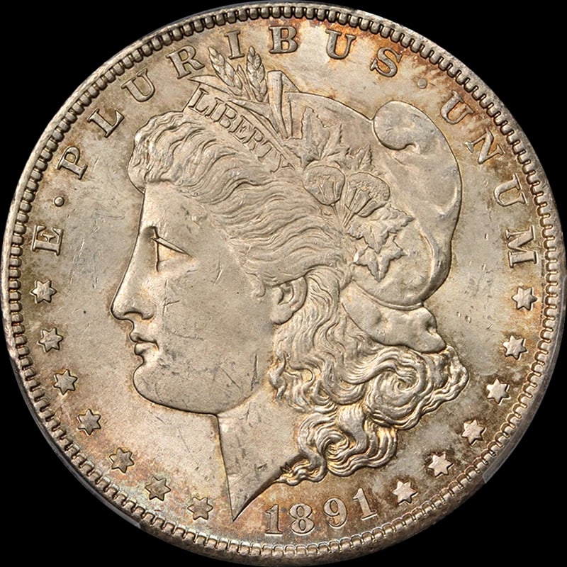 1891-S MORGAN SILVER DOLLAR NICE EYE APPEAL NICE: 1891-S Morgan Silver Dollar Nice Eye Appeal Nice Year: 1891 Fineness: 0.9 Composition: Silver Denomination: None Country of Origin: United States Accessories: None Accessories Notice: When