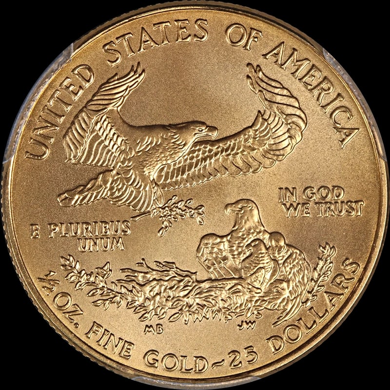 2002 GOLD AMERICAN EAGLE $25 - 2
