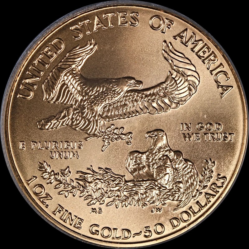 2000 GOLD AMERICAN EAGLE $50 - 2