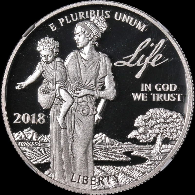 2018-W PLATINUM AMERICAN EAGLE: 2018-W Platinum American Eagle Year: 2018 Fineness: 0.9995 Composition: Platinum Denomination: None Country of Origin: United States Accessories: None Accessories Notice: When purchasing