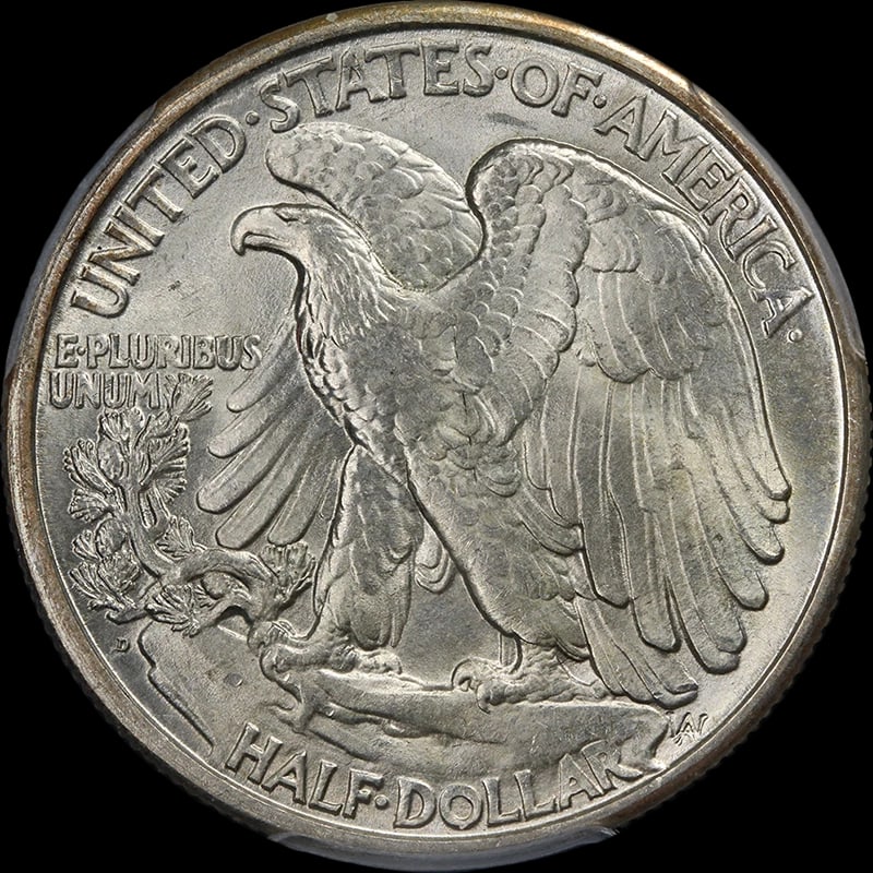 1934-D WALKING LIBERTY HALF - 2