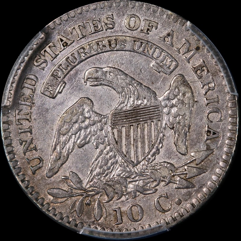 1821 BUST DIME DATE - 2
