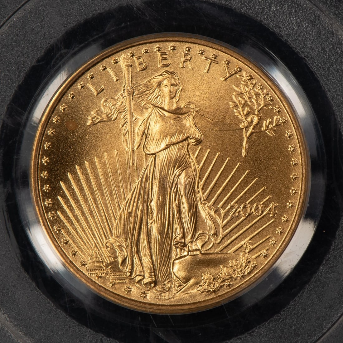 2004 G$10 1/4 OZ GOLD AMERICAN EAGLE (1 of 2)