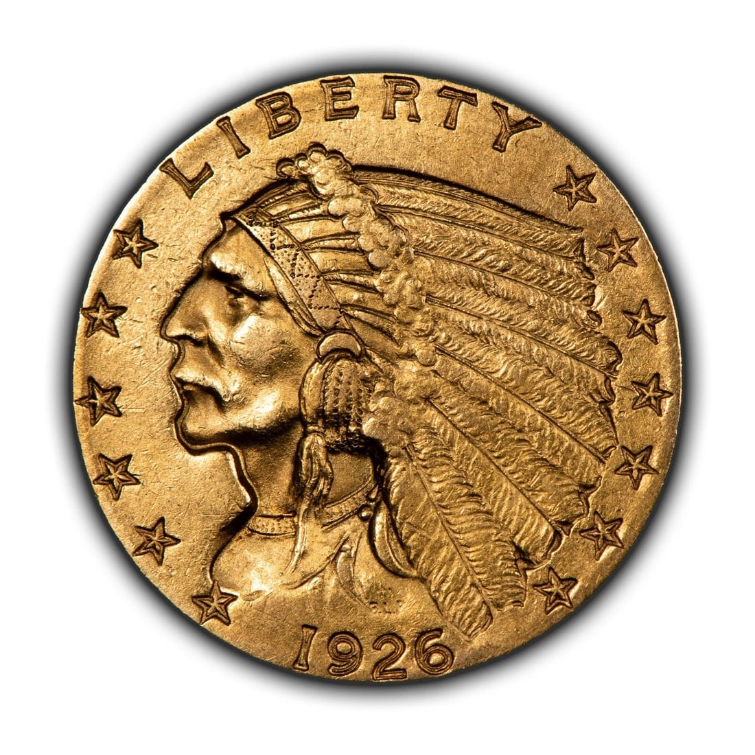 1926 G$2.50 INDIAN HEAD GOLD QUARTER EAGLE (1 of 4)