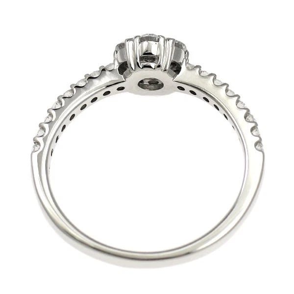K18WG DIAMOND RING - 2