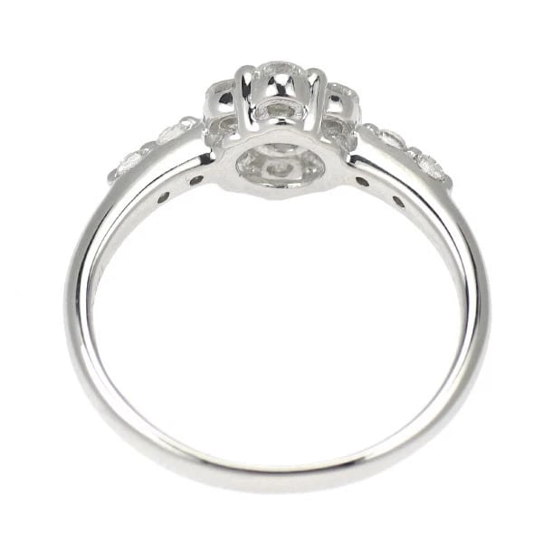K18WG DIAMOND RING - 2