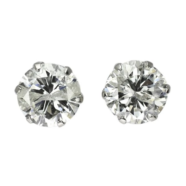 PT900 DIAMOND EARRINGS: Pt900 Diamond Earrings Brand: None Type: piercing Material: Metal Purity None Metal Pt900 Main Stone/Creation Natural Color: None Size: Length/Width/Diameter6.3 Accessories: None Accessori