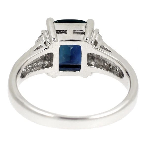 PT900 SAPPHIRE DIAMOND RING - 2