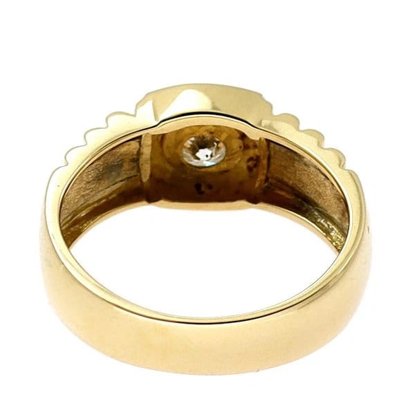 K18YG DIAMOND RING - 2