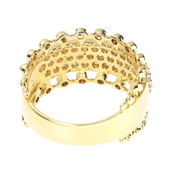 K18YG DIAMOND RING - 2