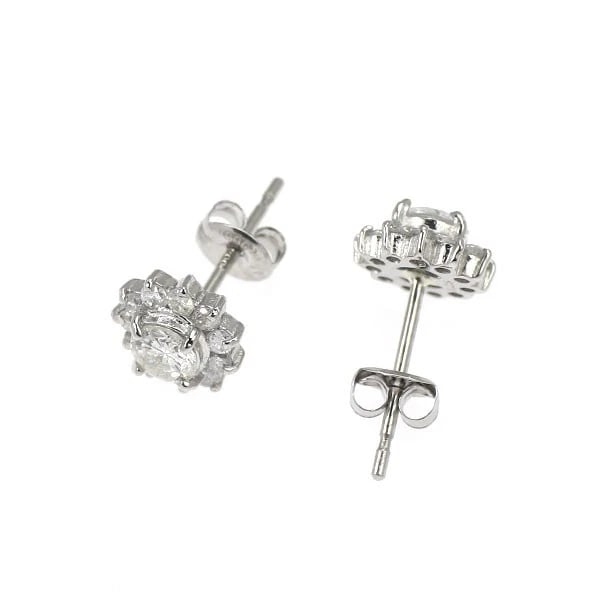 PT900 DIAMOND EARRING - 2
