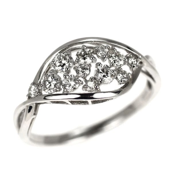 PT950 DIAMOND RING: Pt950 diamond ring Brand: None Type: rings Material: Pt950 Color: Pt Size: 6 US Accessories: None Accessories Notice: When purchasing pre-owned goods, please refer to the photos of the ite