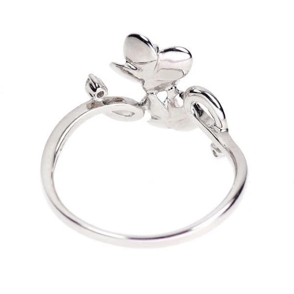 K18WG DIAMOND RING - 2