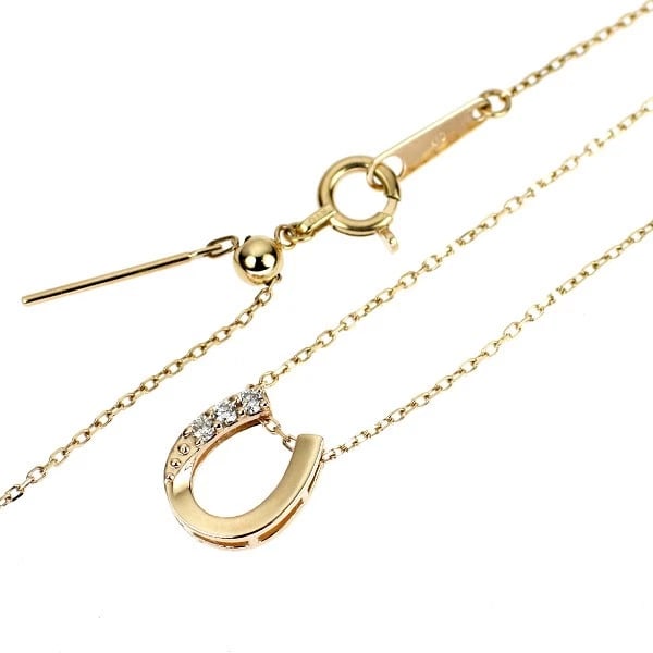 K10YG RUBY DIAMOND PENDANT NECKLAC - 2