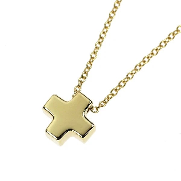 TIFFANY & CO K18YG PENDANT NECKLACE ROMAN: Tiffany & Co K18YG pendant necklace Roman Brand: Tiffany Type: Pendant Necklace Material: Metal Purity K18 Metal Gold Main Stone/Creation None Color: None Size: Necklace: Chain Length 41 