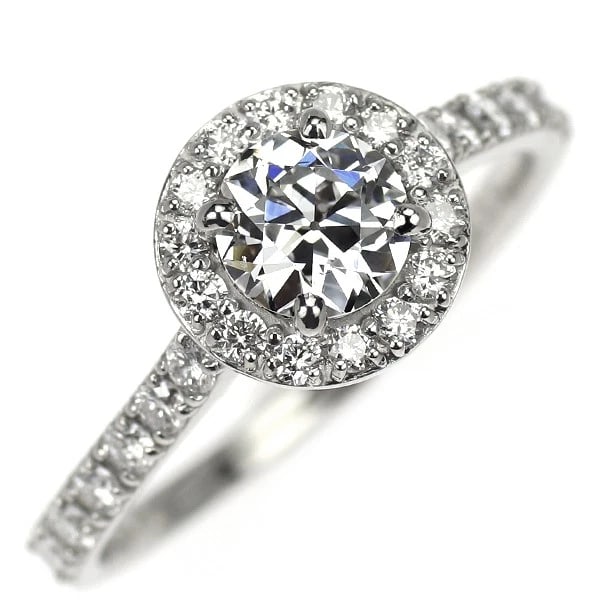 PT950 OLD EUROPEAN BRILLIANT CUT DIAMOND RING: Pt950 Old European Brilliant Cut Diamond Ring Brand: None Type: Ring Material: Metal Purity 950 Metal Platinum Main Stone/Creation Natural Color: none Size: 5.25 US Accessories: None Acces