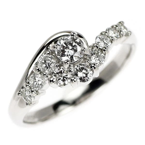 PT900 DIAMOND RING: Pt900 diamond ring Brand: None Type: Ring Material: Metal Purity 900 Metal Platinum Main Stone/Creation Natural Color: Platinum Size: 5.25 US Accessories: None Accessories Notice: When pur