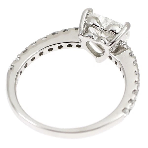 PT900 HEART SHAPE DIAMOND RING - 3