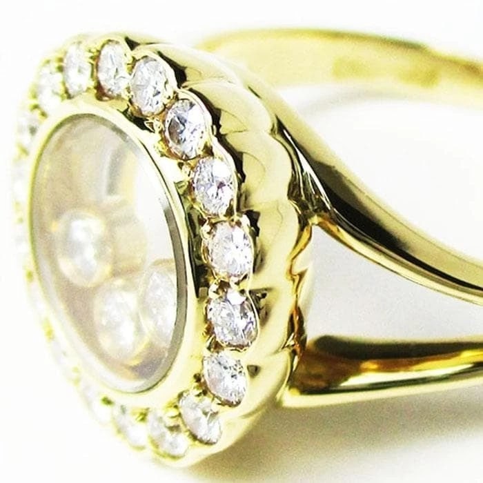 CHOPARD HAPPY DIAMONDS ROUND RING - 3