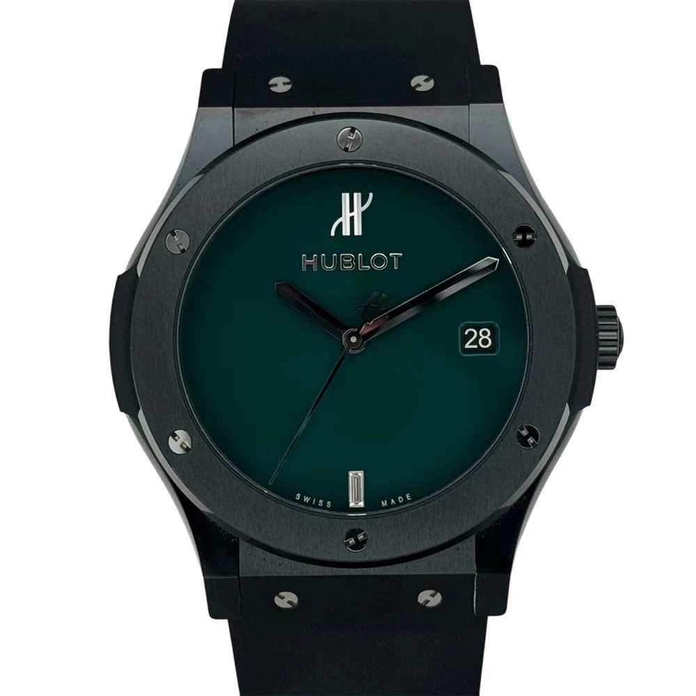 HUBLOT CLASSIC FUSION WATCH: HUBLOT Classic Fusion Watch Brand: HUBLOT Type: Wristwatch Material: Band MaterialN/A, Band MaterialN/A, Case MaterialCase MaterialN/A Color: black Size: Wrist SizeNA, Case Size45mm 
