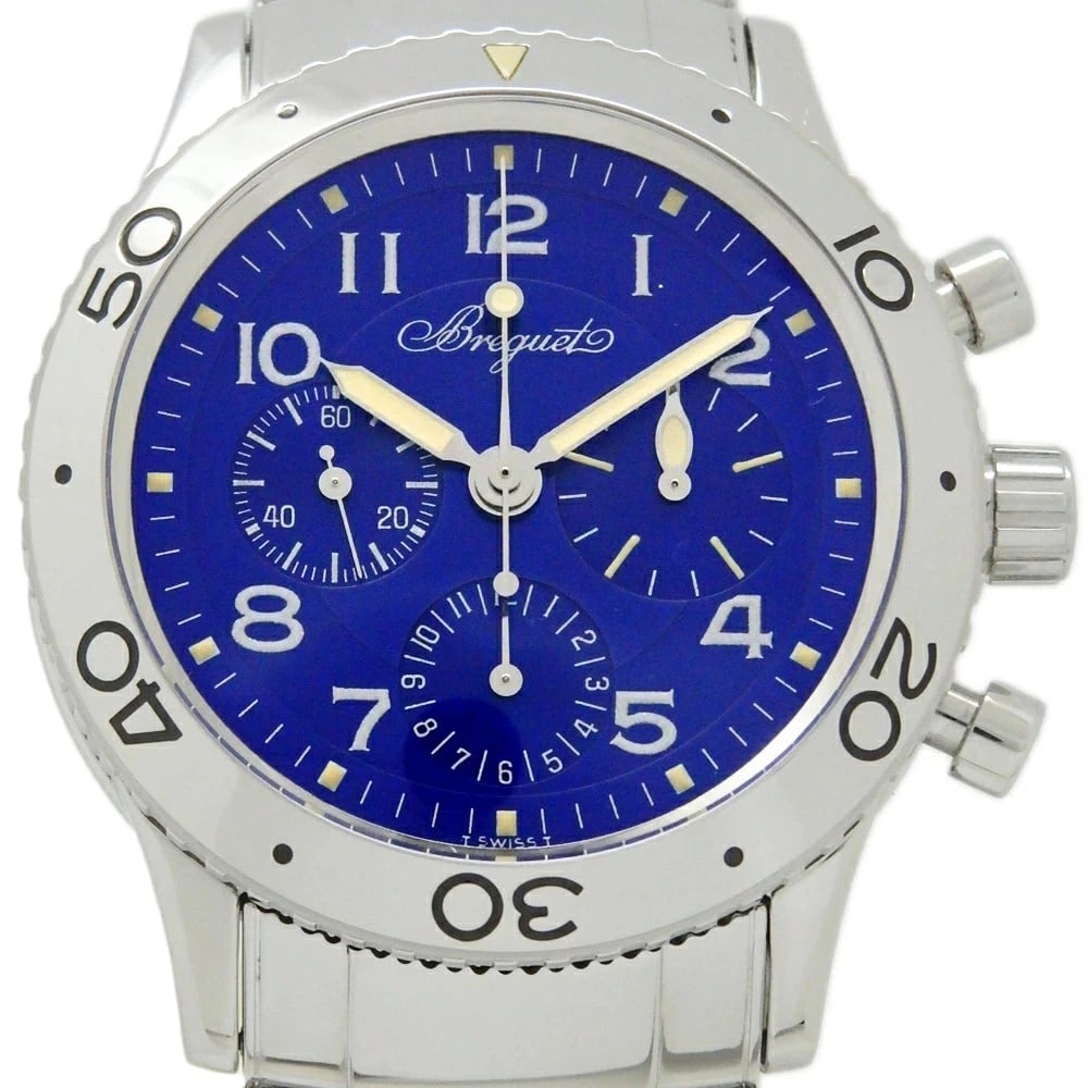 BREGUET AERONAVALE WATCH: BREGUET Aeronavale Watch Brand: BREGUET Type: Wristwatch Material: Band MaterialSs, Band MaterialSs, Case MaterialCase MaterialN/A Color: none Size: Wrist Size17.5cm, Case Size39mm 