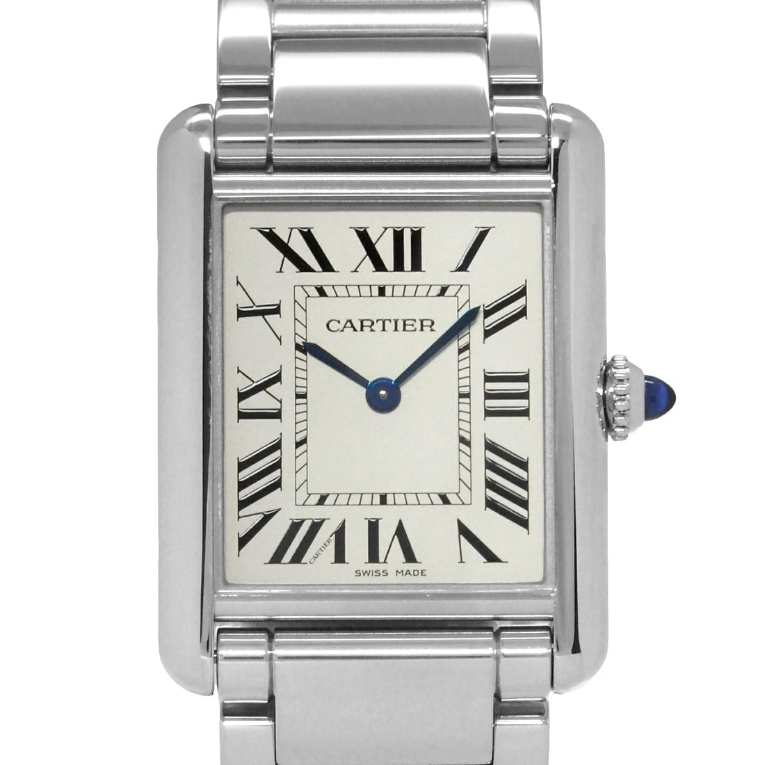 CARTIER TANK MUST WATCH: CARTIER Tank Must Watch Brand: CARTIER Type: Wristwatch Material: Band MaterialSs, Band MaterialSs, Case MaterialCase MaterialN/A Color: none Size: Wrist Size17cm, Case Size25.5mm 