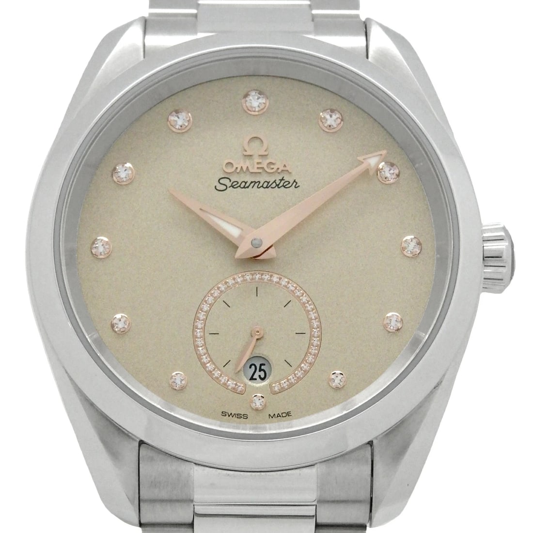 OMEGA SEAMASTER WATCH: OMEGA Seamaster Watch Brand: OMEGA Type: Wristwatch Material: Band MaterialSs, Band MaterialSs, Case MaterialCase MaterialN/A Color: none Size: Wrist Size18.5cm, Case Size38mm Accessories: