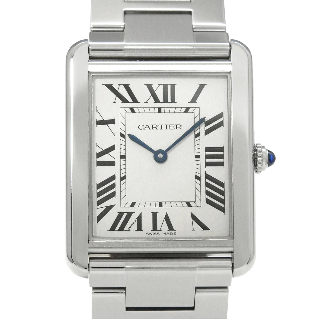 CARTIER TANK SOLO WATCH: CARTIER Tank Solo Watch Brand: CARTIER Type: Wristwatch Material: Band MaterialSs, Band MaterialSs, Case MaterialCase MaterialN/A Color: none Size: Wrist Size18cm, Case Size27.4mm 
