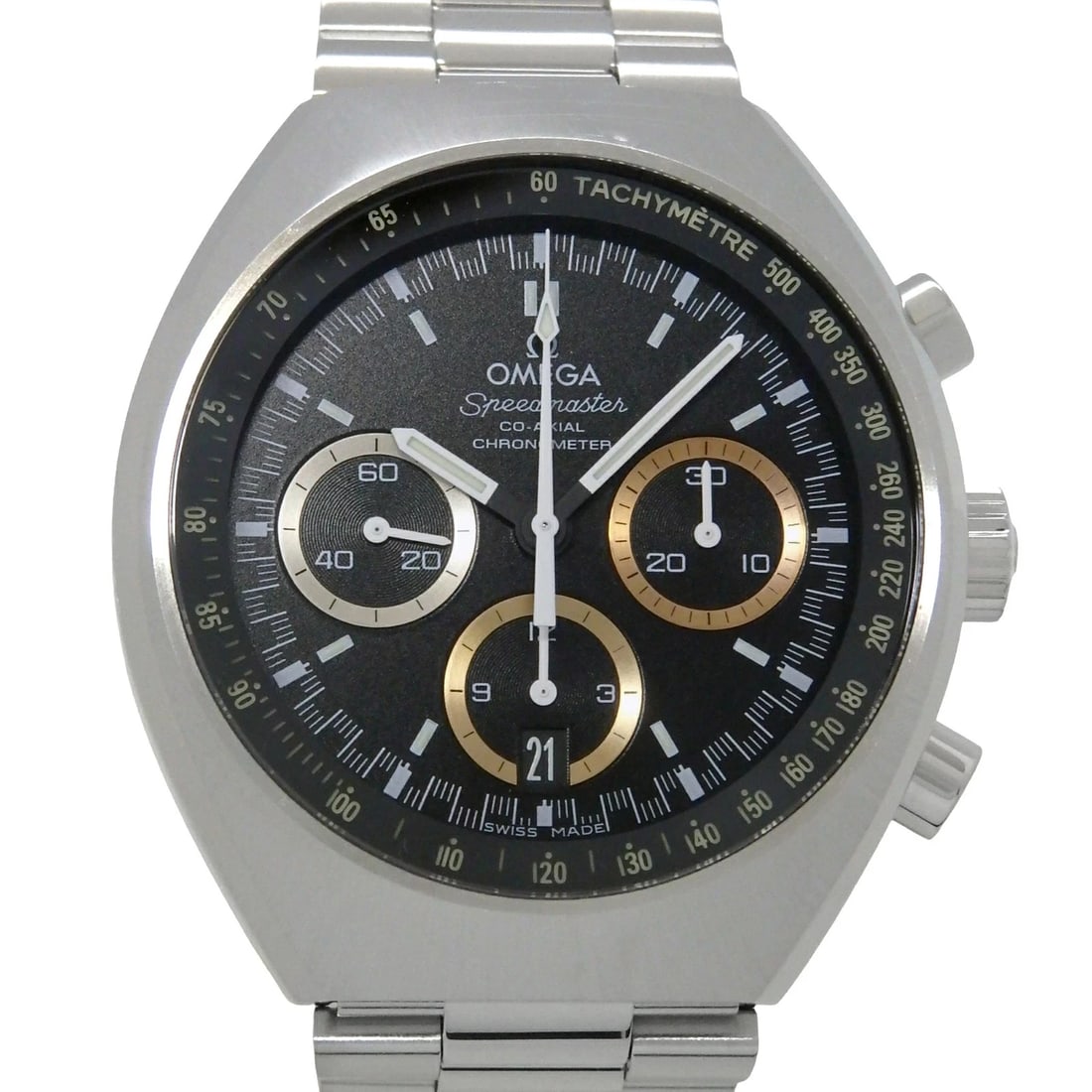 OMEGA WATCH: OMEGA Watch Brand: OMEGA Type: Wristwatch Material: Band MaterialSs, Band MaterialSs, Case MaterialCase MaterialN/A Color: none Size: Wrist Size20.5cm, Case Size42.4mm Accessories: None