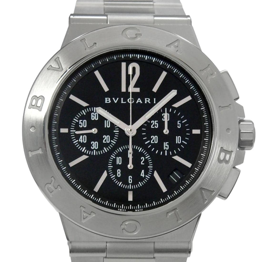 BVLGARI DIAGONO VELOCISSIMO WATCH: BVLGARI Diagono Velocissimo Watch Brand: BVLGARI Type: Wristwatch Material: Band MaterialSs, Band MaterialSs, Case MaterialCase MaterialN/A Color: none Size: Wrist Size20cm, Case Size41mm 