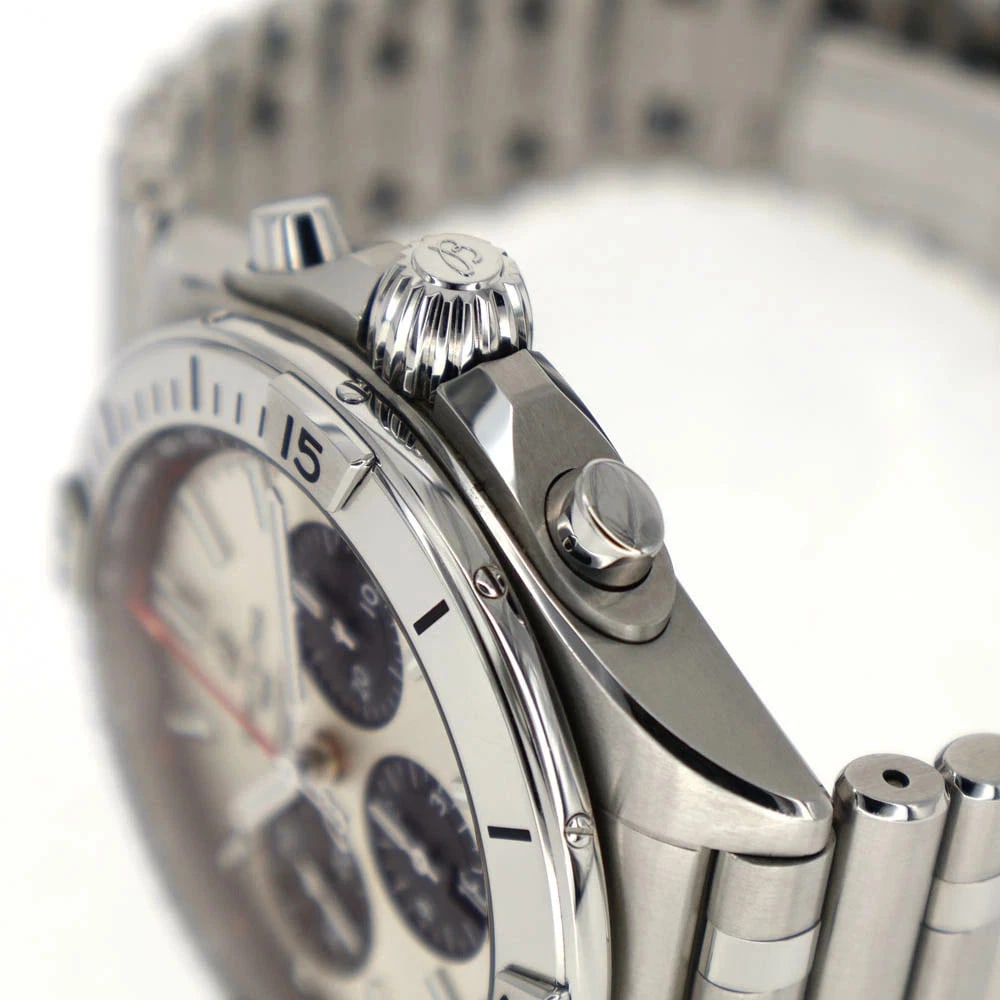 BREITLING CHRONOMAT SILVER WATCH - 6