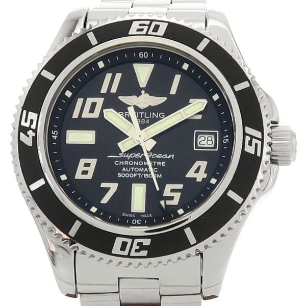 BREITLING SUPEROCEAN WATCH: BREITLING Superocean Watch Brand: BREITLING Type: Wristwatch Material: Band MaterialSs Stainless Steel, Band MaterialSs Stainless Steel, Case MaterialCase MaterialN/A Color: none Size: Wrist